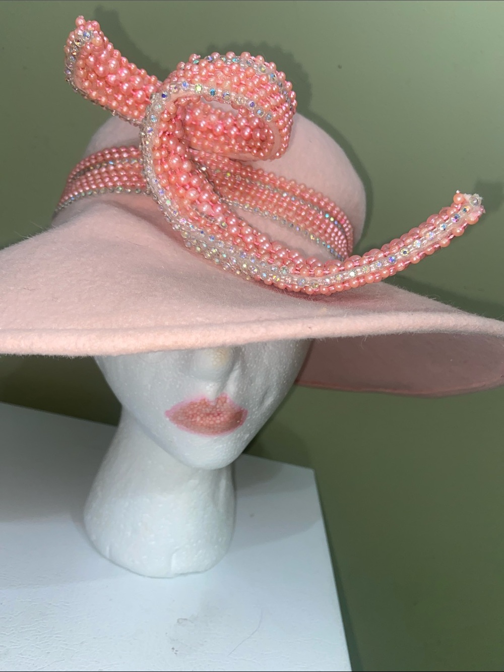 Pretty Pink Dress Hat / Church Hat by Sweet Beauty Too